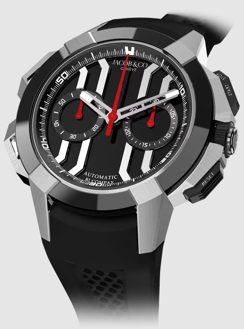 Jacob & Co epic x chrono 44mm TITANIUM (BLACK) EC430.20.AD.AA.A Replica watch (image for) Jacob & Co epic x chrono 44mm TITANIUM (BLACK) EC430.20.AD.AA.A Replica watch